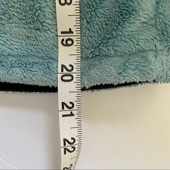 The North Face Girls Blue Hooded Fleece Jacket Size L - Picture 14 of 15